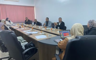 اجتماع قسم الجودة بكلية القانون مع أرباب سوق العمل القانوني