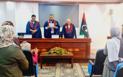 كلية القانون تناقش رسالة ماجستير حول وسائل إثبات العقود الإدارية الإلكترونية
