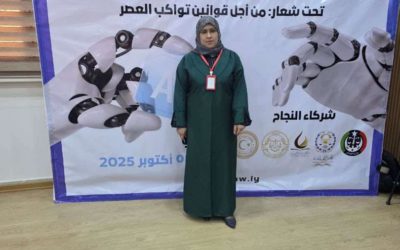 بحث من كلية القانون ببنغازي حول “أتمتة الحروب” يلفت الأنظار في مؤتمر طرابلس الدولي