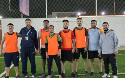 انطلاق دوري كرة القدم الخماسية بكلية القانون